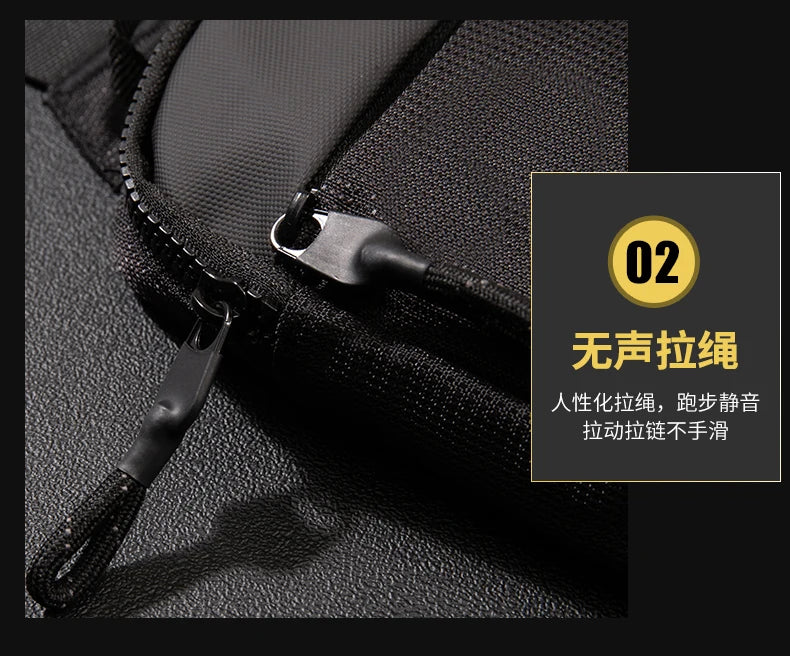 New Sports Chest Bag Men's Ultra-small Mobile Phone Messenger Bag Waist Bag Multi-function Carry-on Bag
