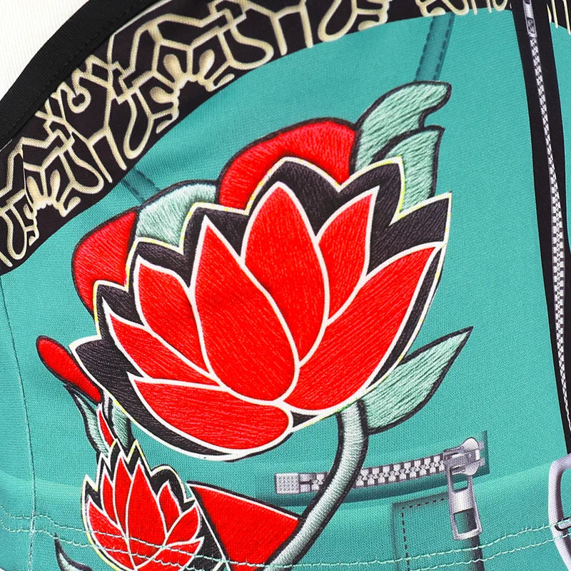 Girl Devil Hunter Pop Singer Embroidered Coat Top Shorts Tassel Necklace 4-piece Halloween Stage Set 4-12-year-old Girl Clothes