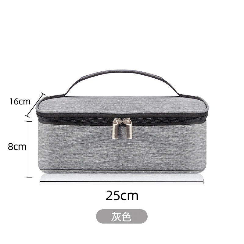 Square Insulated Lunch Bag for Women Thermal Cooler Bento Box Bags Food Carrier Portable Travel Picnic Delivery Meal Container