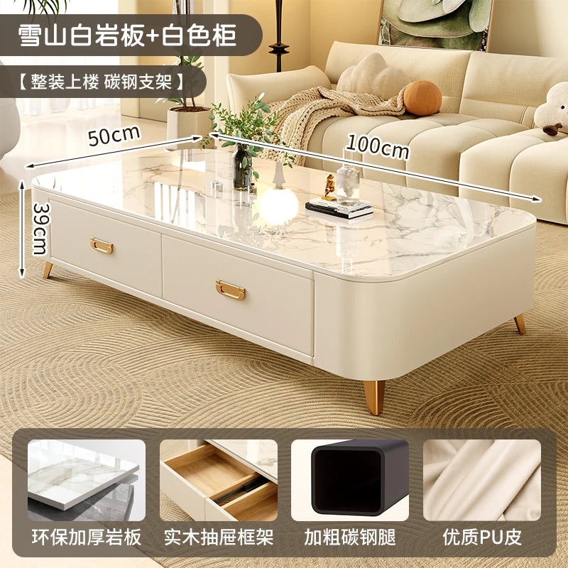 Cheap Cute Coffee Table Clear Simple Designer Modern Luxury Decoration Side Table Writing Mesas Bajas Living Room Furniture