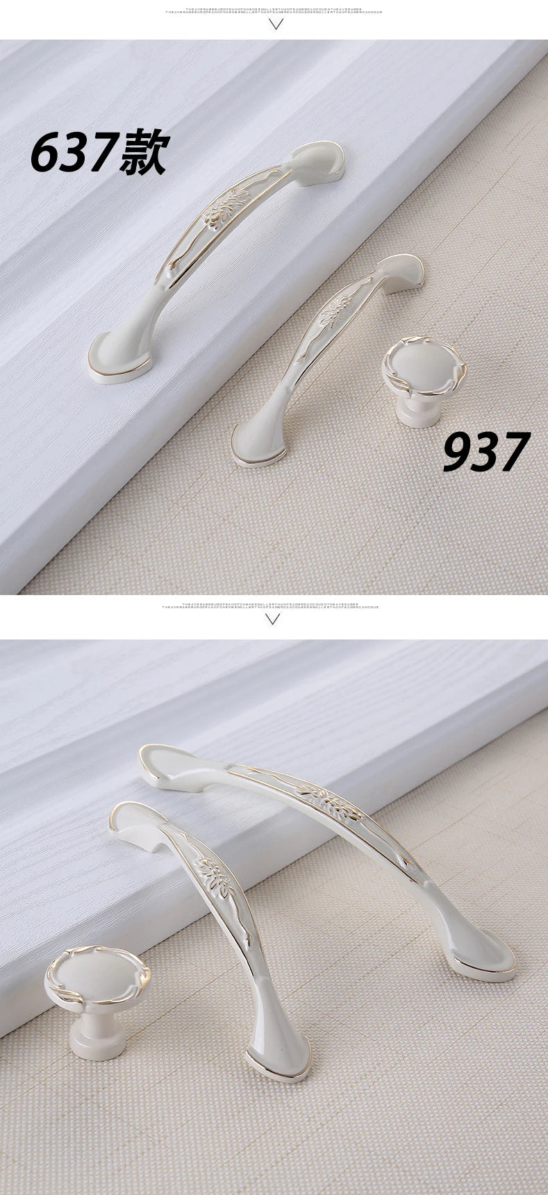 YM White Dressers Handle Kitchen Item Drawer Closet Wardrobe Gold Handle Cabinet Storage Door Cabinet Invisible Door Pulls Konb