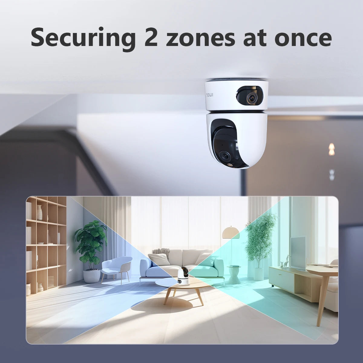 IMOU Ranger Dual PTZ WiFi Camera Dual Lens Home Indoor CCTV Surveillance Camera Auto Tracking Security Protection Baby Monitor