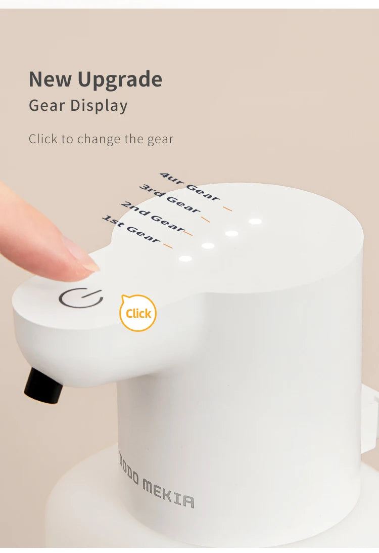 New Wall Mounted Automatic Soap Dispenser Foam Smart Hand Washing Machine 500ml Liquid Rechargeable Bathroom Induction Sensor