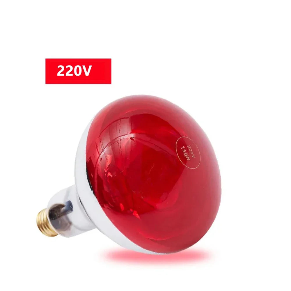 Infrared Physiotherapy Bulb 150W Heating Therapy Red Lamp Massage for Neck Ache Arthritis Muscle Joint Relaxation Pain Relief