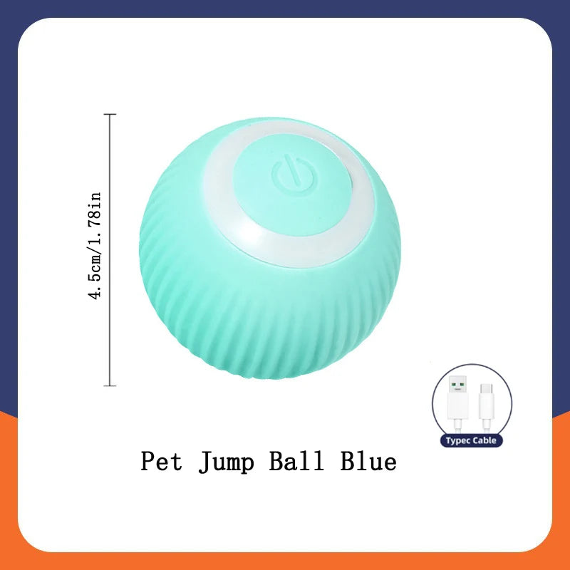 Smart Dog Toy Ball Electronic Interactive Pet Toy Moving Ball USB Automatic Moving Bouncing for Puppy Christmas gift Cat Product
