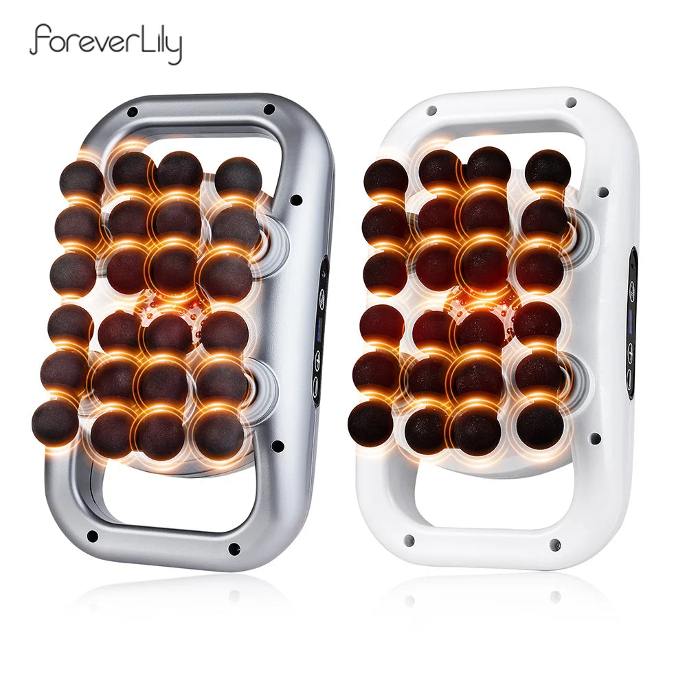 48-Heads Body Massage Gun High-Frequency Vibration Fascia Gun Back Waist Thigh Massager Neck Shoulder Massager Muscle masajeador