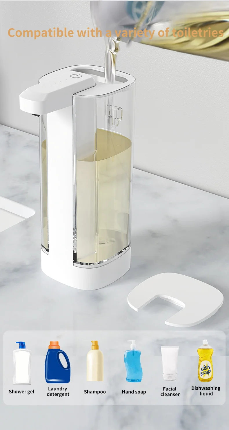 Automatic Sensor Hand Sanitizer Machine Dish Soap Machine Body Wash Shampoo Smart Distance Sensing KitchenToilet Home Dispenser