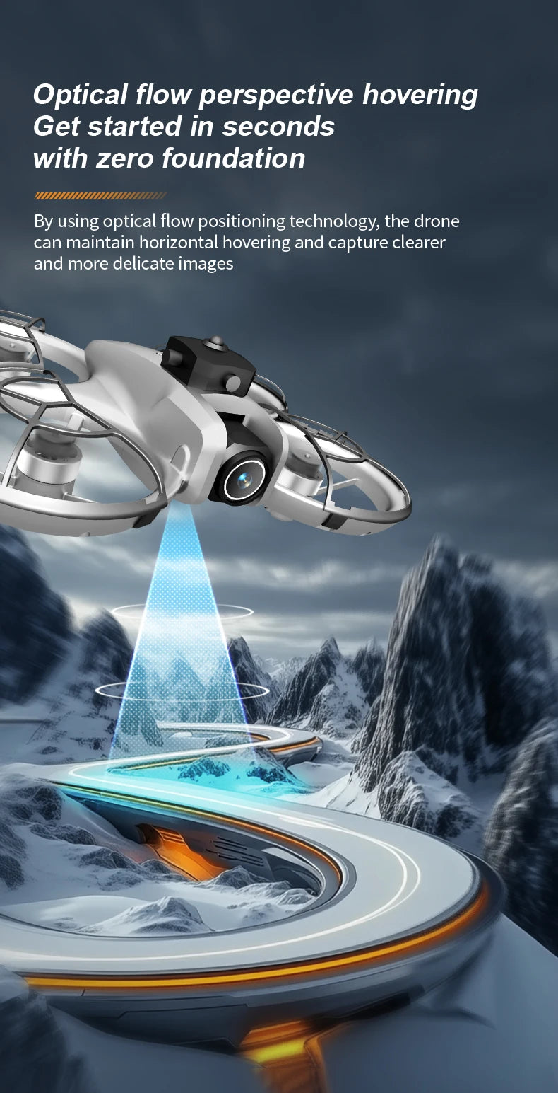 Professional Mini RC Drone 4K WIFI FPV HD Aerial Photography Brushless motor Optical Flow Positioning Dual Camera Quadcopter Toy