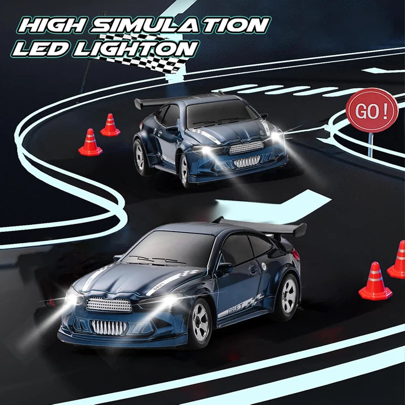 1/64 2.4G High speed Drift Rc Car 4WD Remote Control Car Four Wheel Drive Radio Controlled Mini RTR Racing Model Boy Toy Gift