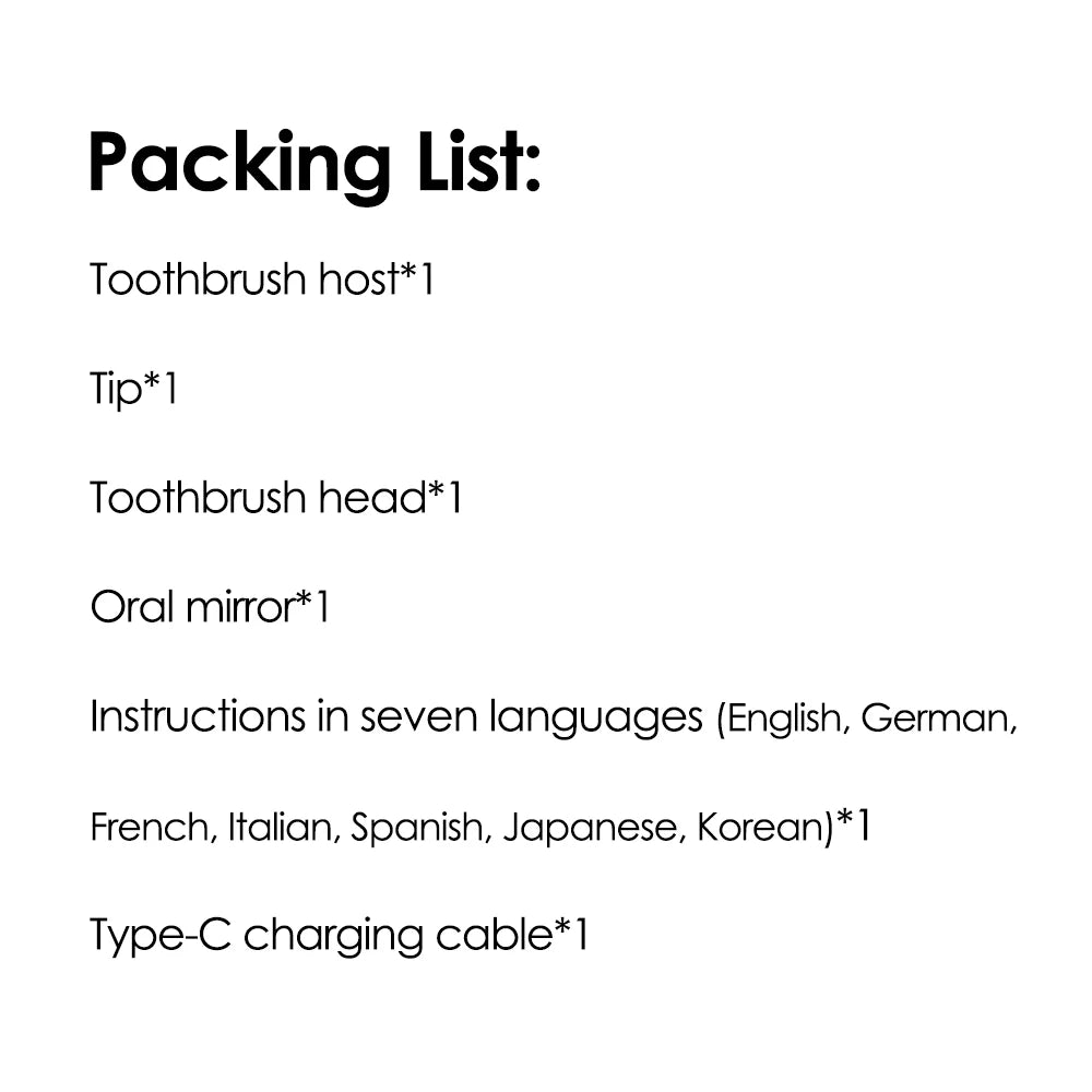 Electric ToothBrush Whitening Frequency Sonic Teeth Cleaner Dental Scaler Toothbrush Calculus Plaque Remover Stone Remover Kit