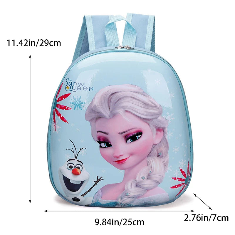 Disney's New Children's Backpack Hard Eggshell Bag Elsa Schoolbag For Girls Large Capacity Back To School