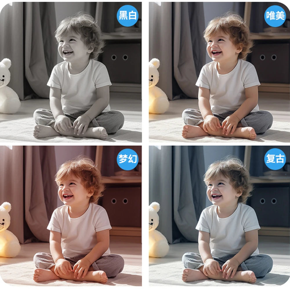 Kid Camera Digital Camera Toys For Girls Boys 1080P HD Screen Video Recording Music Playback Gaming 2 inch Children Camera Gift