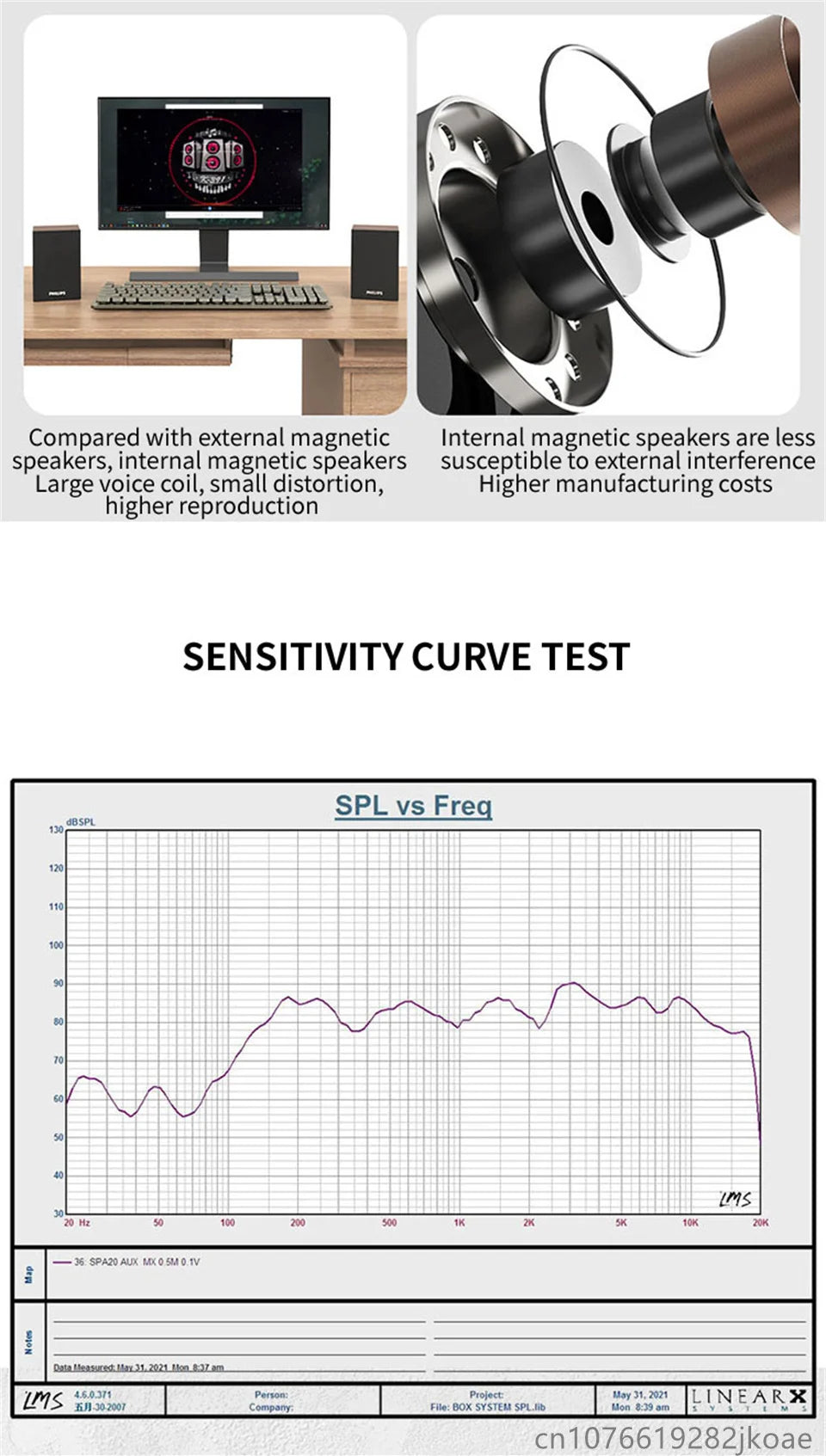 Philips SPA20 Speaker Bluetooth with 360 degree Surround Sound Bluetooth Wireless Stereo for Computer Macbook Laptop