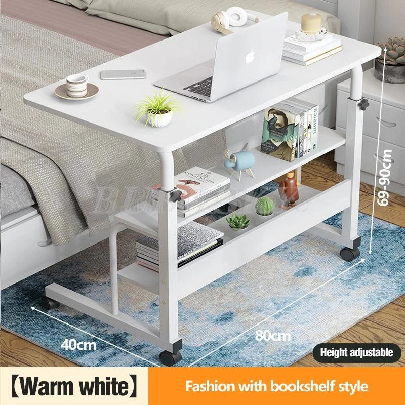 Simple Laptop Desk Lazy Bed Desk Learning Simple Small Table Learning Table Movable Bedside Adjustable Portable Laptop table
