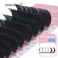 GLAMLASH 4D5D W Shaped Eyelash Extension Premade Volume Fans W Style Lashes Faux Mink Soft Easy Faning Natural Lashes