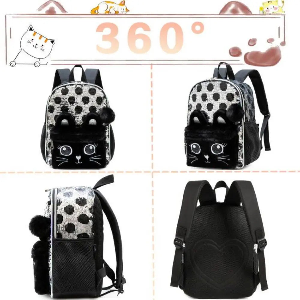Backpack for Girls Kindergarten Bag Sequins Kindergarten Primary School Backpack Girl School Bag