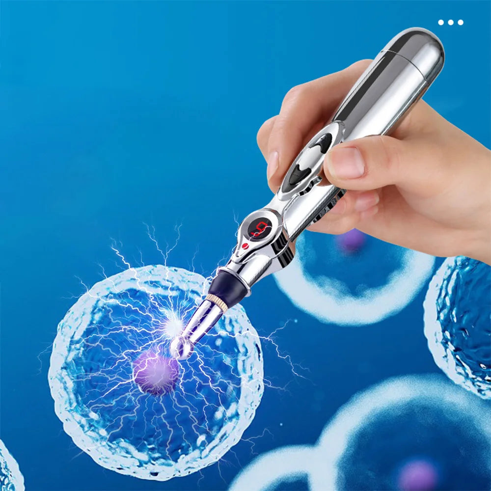 Electric Acupuncture Massage Pen Automatically Find Acupoints Massage Pen for Women Men Body Health