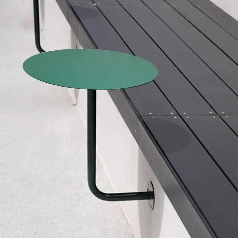 Wall-Mounted Small Round Table for Cafe Milk Tea Shop Corner Booth Space-Saving Bistro Counter Dessert Bar Wall Installation