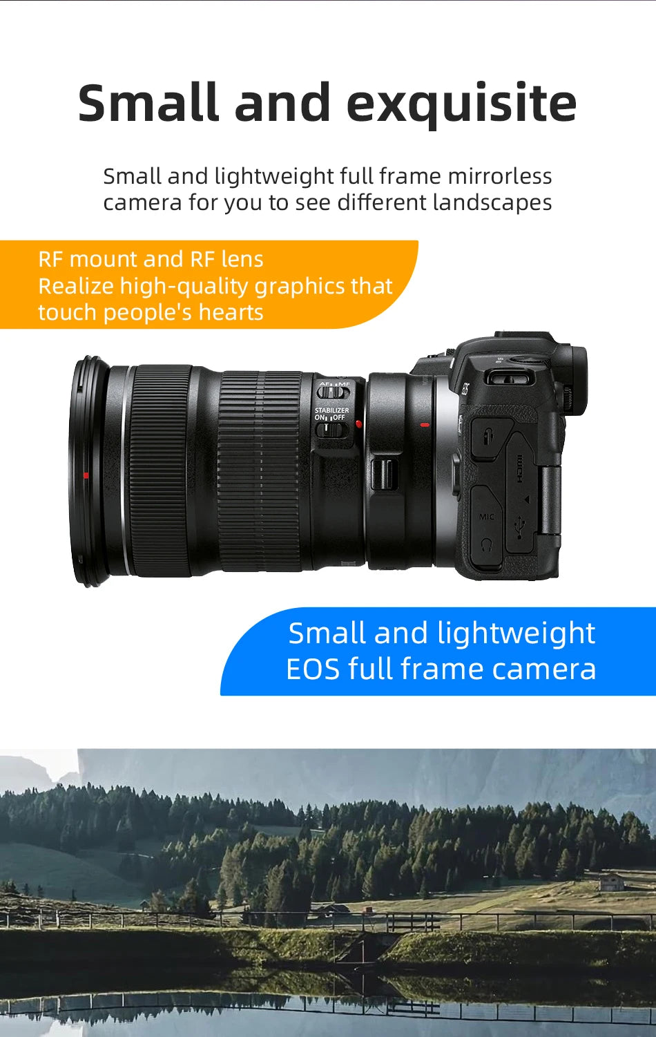 Canon EOS RP Full-Frame Mirrorless Digital Professional Camera 4K Video Body Or With RF 24-105 MM F4 STM USM Lens