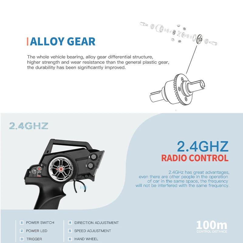 Wltoys K989 K969 284131 Upgrade LCD Version 4WD 1/28 RC High Speed Racing Mosquito 2.4GHz Off-Road RTR Rally Drift Car