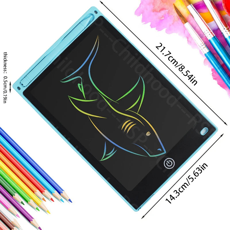 8.5"  Drawing Board LCD Writing Tablet For Kids Boy Girl Montessori Educational Toys Student Magic Blackboard Birthday Xmas Gift
