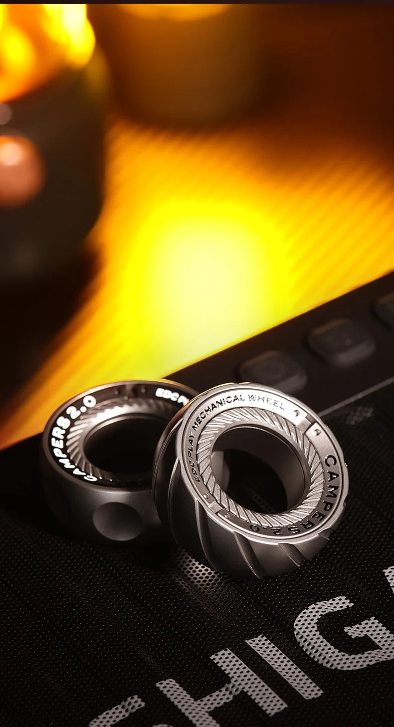 Magnetic Ring for Stress Relief Anti-Anxiety Fidget Toy Spinner Ring for Adults Cool Gadgets for Men Women, Birthday Gift Idea