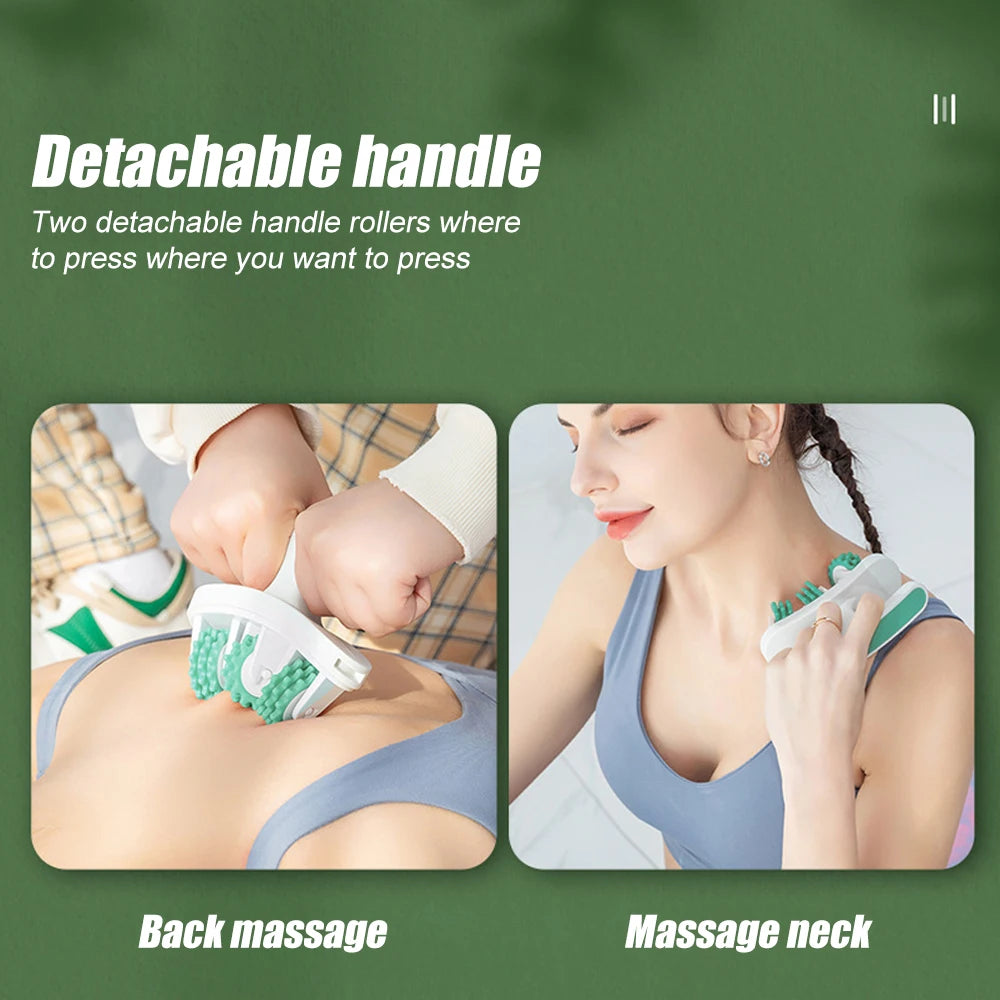 2 In1 Cellulite Massager Manual Muscle Massager Roller for Leg Neck Arm and Foot Multi-function Pelvic Floor Muscle Trainer