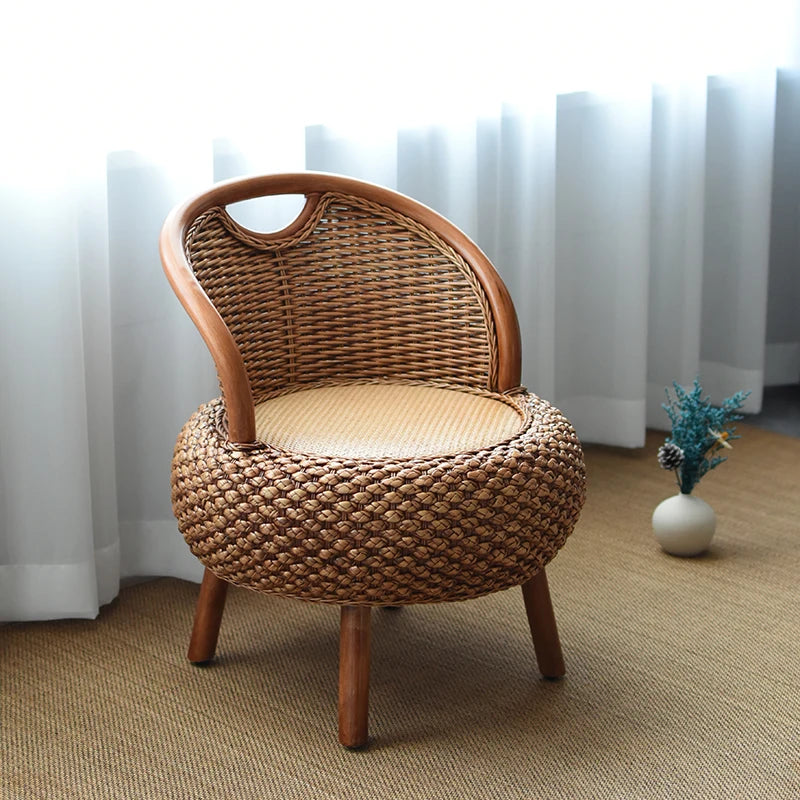 Nordic Rattan Chairs Girl Gaming Computer Occasional Balcony Throne Relax Living Room Chairs Reading Sillones Library Furniture