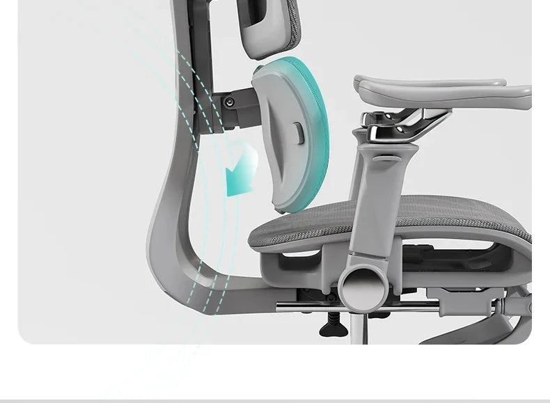 Ergonomic Lift Office Chair with Lumbar Support Household Gaming Esports Chair Household Computer Chair