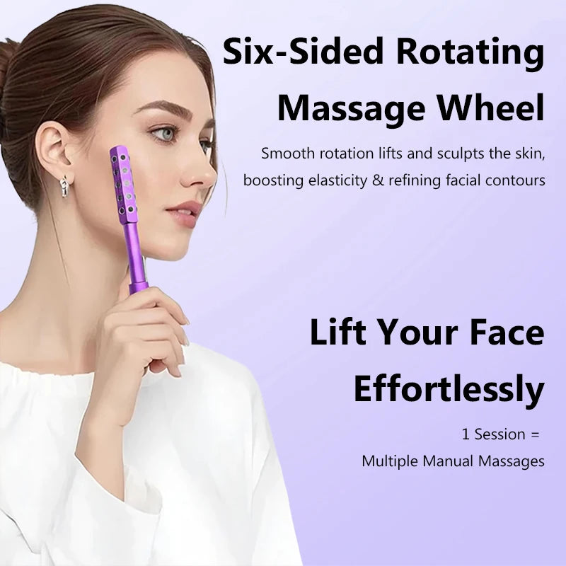 24 Germanium Face Massage Beauty Acupoint Roller Stick Wholesale Beauty Roller Tool Face Gua Sha Massager Women Skin Care Beauty