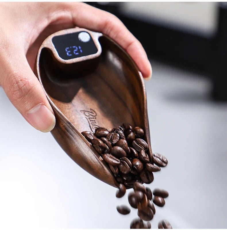 Bincoo Coffee Electronic Scale Professional Coffee Scale Portable Bean Plate 0.1g Accurate Weight Rechargeable