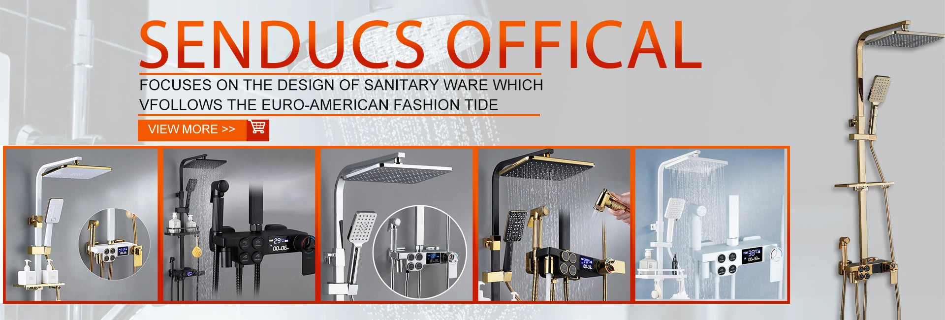 Hot Cold Piano Digital Shower Set 12 Inch Rainfall Shower Head Brass Bathtub Mixer Faucet Thermostatic Bathrooom Shower System