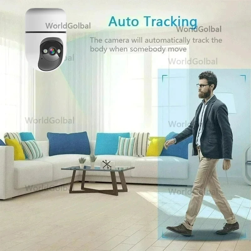 Tuya 8MP 5G WiFi Camera Tuya Smart Home Wireless IP Surveillance Camera AI Detect Automatic Tracking Security Baby Monitor TUYA