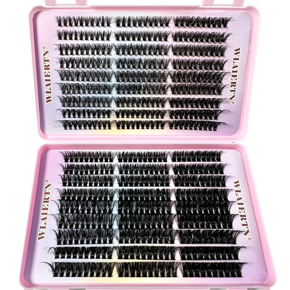 Faux Mink Eyelashes 540Cluster C Curled 9-16mm Mixed Natural Eyelash Extension 3D Russian Strip Personal Eyelash Makeup Tool