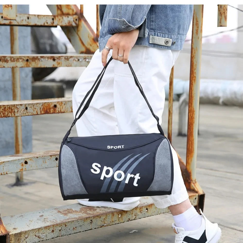 Women's & Men's Gym Bag Unisex Outdoor Crossbody Shoulder Backpack Personalized Duffel Overnight Travel Yoga Sports Bag