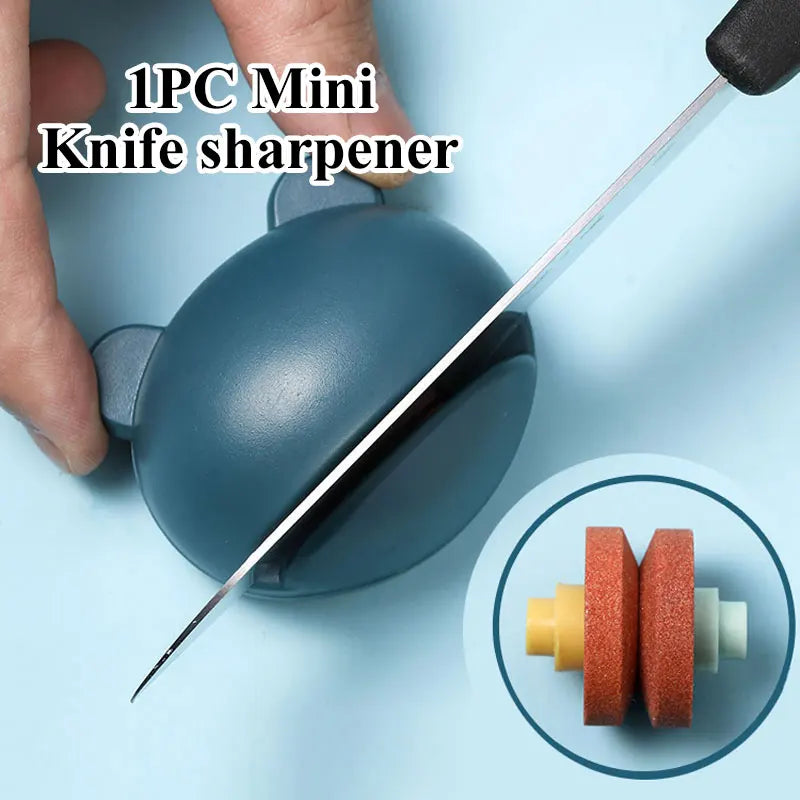 Kitchen 4-Segment Knife Sharpener with High-precision Whetstone Professional Hand-Held Sharpeners for Kitchen Knives Scssors