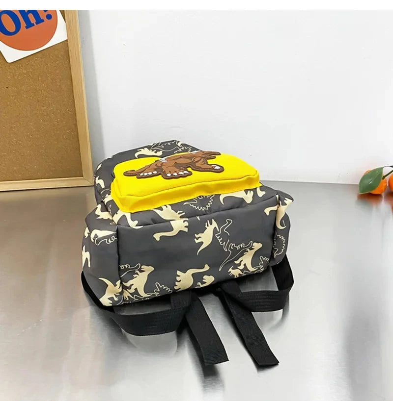 Kindergarten Backpack for Boys Fashion Dinosaur School Backpacks Cartoon Print Casual Kids School Bag Girls Schoolbags 3-8 Years