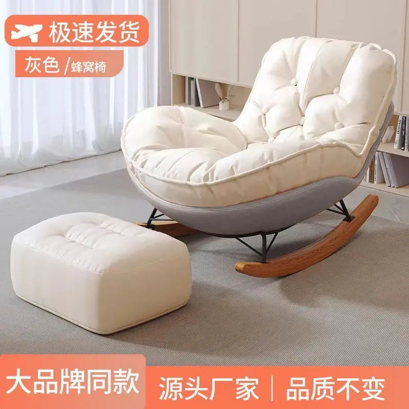 Furnished Lazy, Sofa, Penguin, Rocking Chair, Recliner, Balcony, Outdoor, Home, Bedroom, Leisure Chair, Living Room, Chair