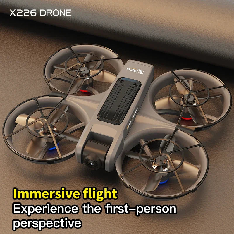 DWi X226 VR FPV Drone 4K HD Dual Camera Aircraft Brushless Motor WIFI 5G RC Quadcopter Optical Flow Positioning Mini Drone Toys