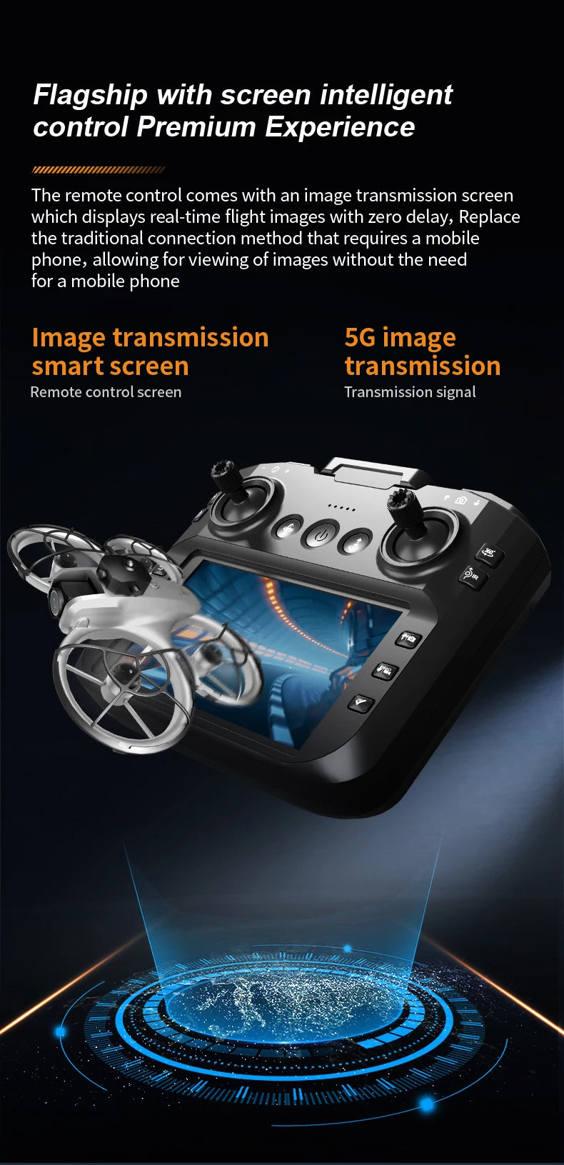 Professional Mini RC Drone 4K WIFI FPV HD Aerial Photography Brushless motor Optical Flow Positioning Dual Camera Quadcopter Toy