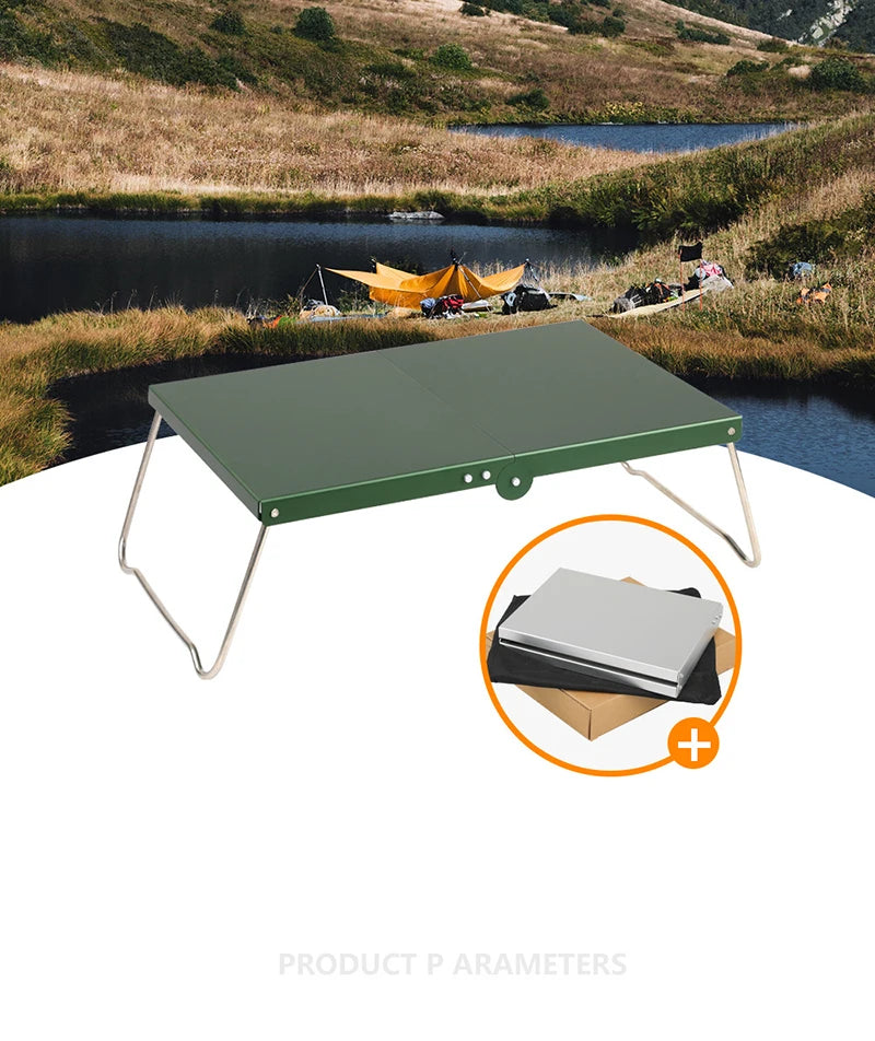 Outdoor Camping Folding Table Ultralight Tables Hiking Aluminum Table Picnic Portable Mini Coffee Small Teatable BBQ