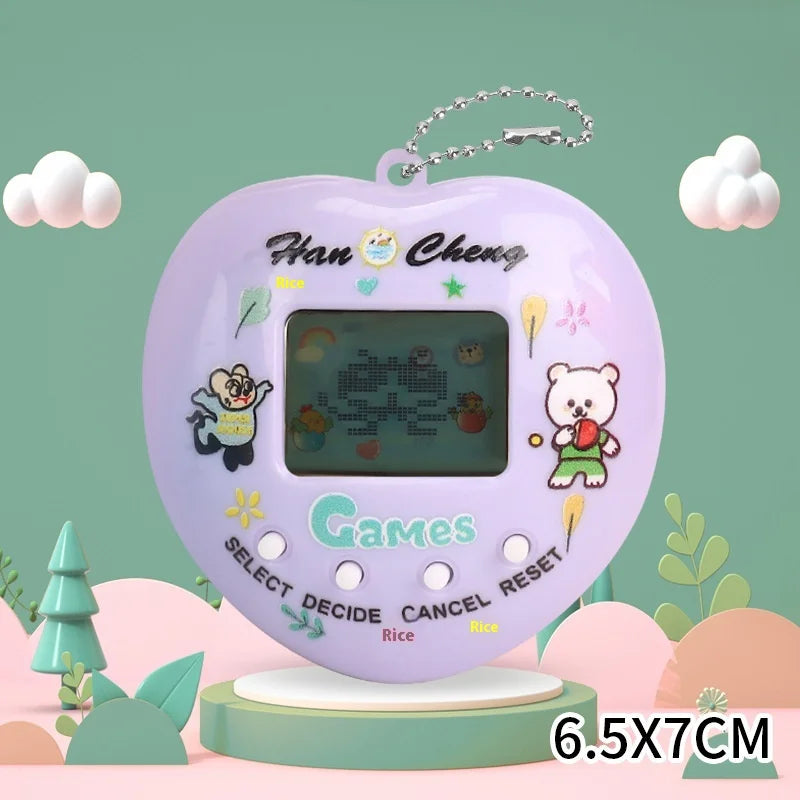 Hot Selling Electronic Pet Machines Handheld Mini Nostalgic Game Consoles Children'S Puzzle Toys, Hanging Decorations Gifts