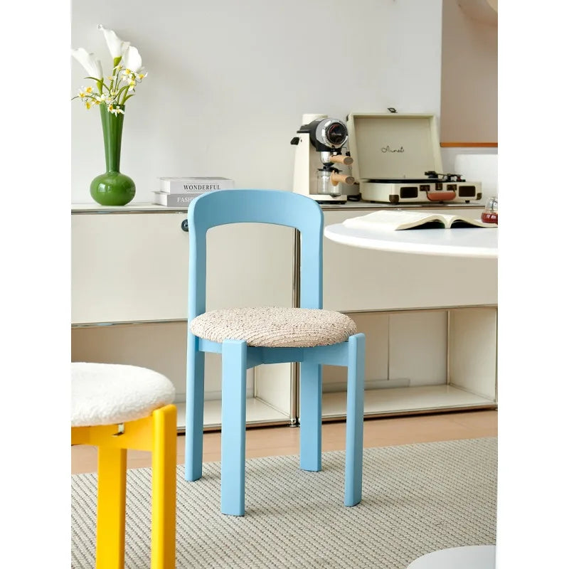 Scandinavian Solid Wood Rey Dining Chairs Steam Bent Technology Ergonomic Bruno Rey Chair Kitchen Furniture Restaurant Chair