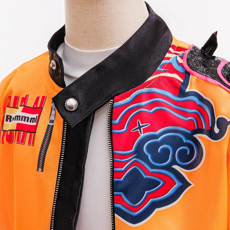 Girl Set 3pcs Demon Hunters Rumi Cosplay Costume Birthday Party Stage Performance Costume Halloween Carnival Kids Dress Up Set