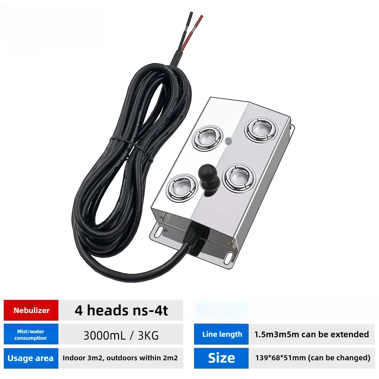 DC48V Ultrasonic Industrial Humidifier 10/12 Head Fog Sprayer Commercial Nebulizer Mist Maker Greenhouse/landscape Fog Generator