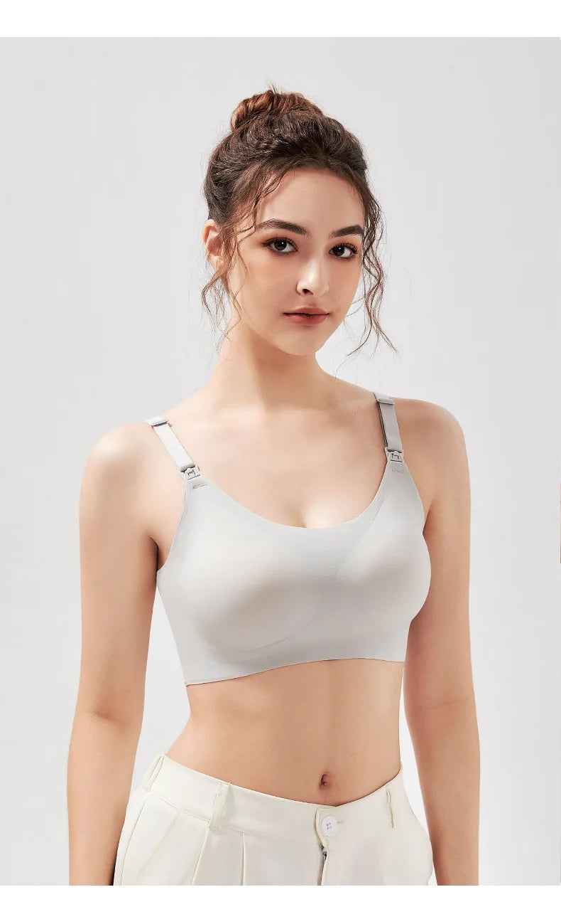 Pregnant women nursing bra breast-feeding underwear seamless breathable bra plus size