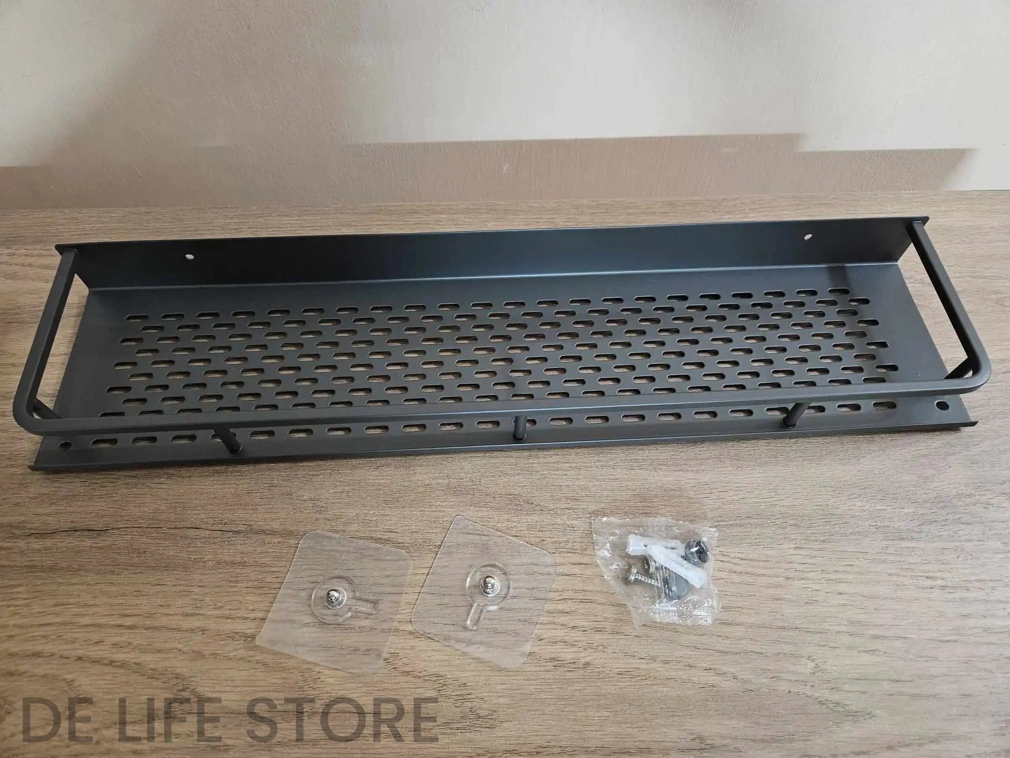 Aluminum Shower Organiser Bathroom Shelf Without Drilling Gray Wall Toilet Storage Shelf Shampoo Holder Bathroom Accessories