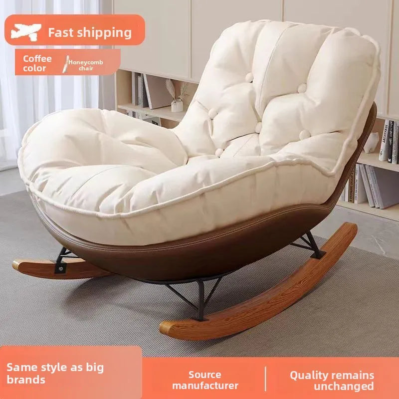 Furnished Lazy, Sofa, Penguin, Rocking Chair, Recliner, Balcony, Outdoor, Home, Bedroom, Leisure Chair, Living Room, Chair