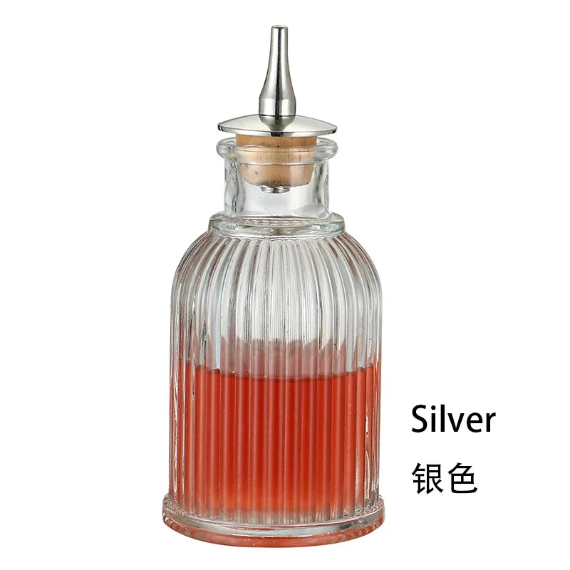 Vintage Cocktail Bitters Bottle with Dasher Top Professional Bar Accessory Bar Tool