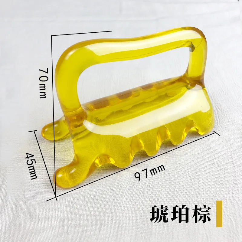 Large Fascia Massage Tool Cellulite Massager Tool for Cellulite Myofascial Release Neck Back Resin Trigger Point Massager